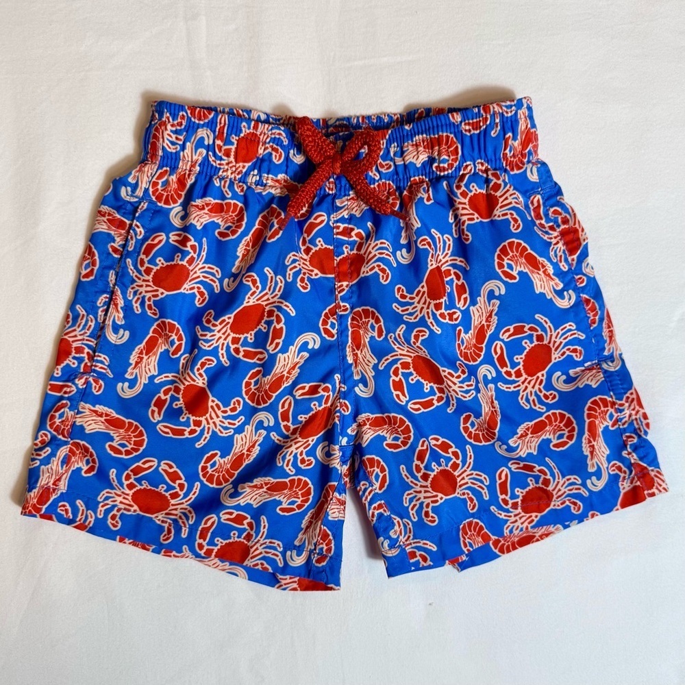 Vilebrequin Swim Trunks Boys 4 4T Crab ‘N’ Shrimp Bathing Suit Summer Beach Pool